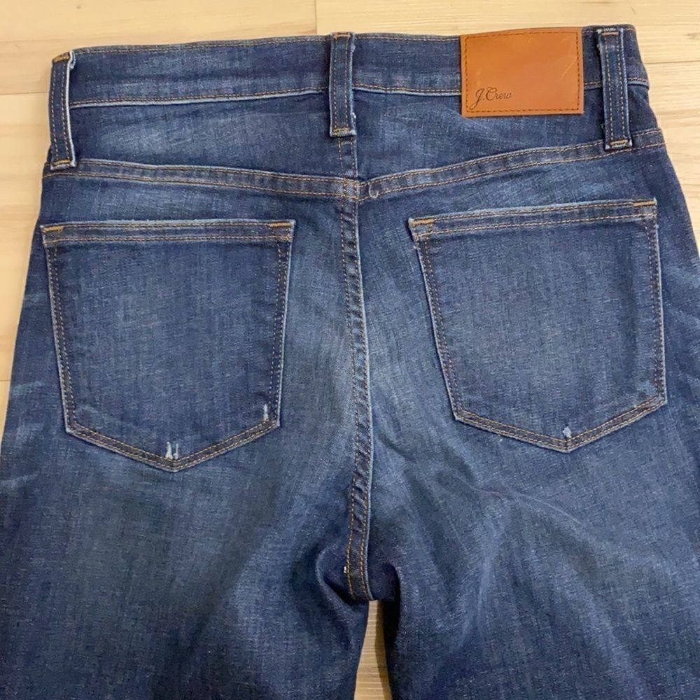 J. Crew Lookout High Rise Lassiter Distressed‎ skinny Jeans size 27 C24 - Picture 9 of 10